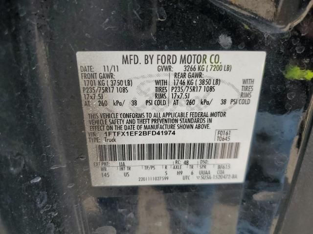 2011 Ford F150 Super Cab