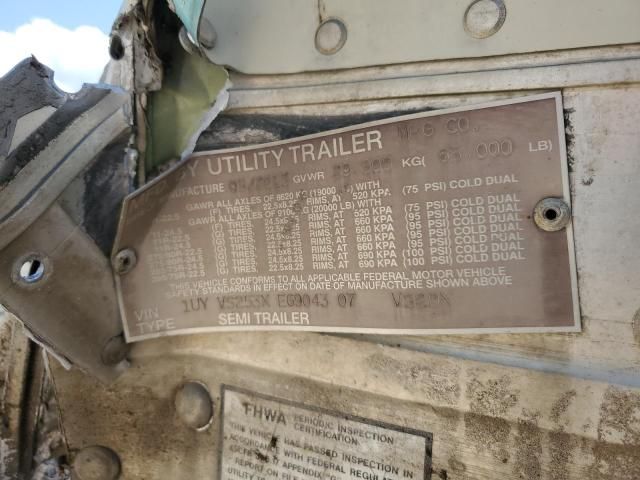 2014 Utility VS2DX DRY Van Trailer