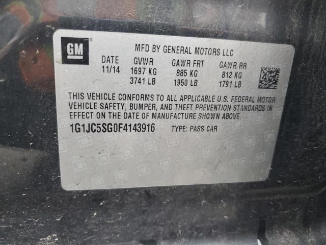 2015 Chevrolet Sonic lt