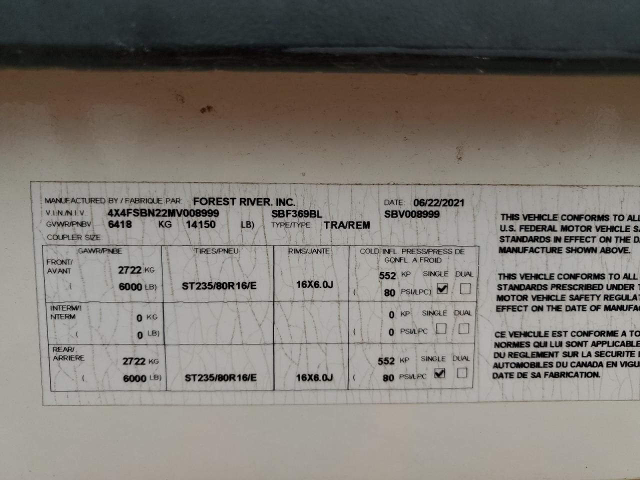 2021 Wildwood 2021 Foresriver Hemisphere