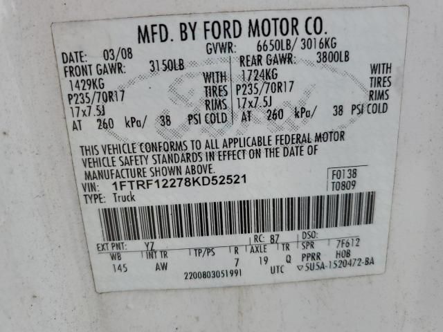 2008 Ford F150