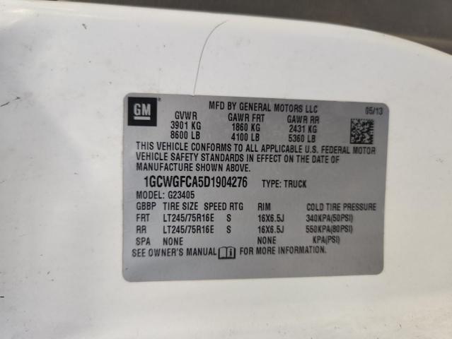 2013 Chevrolet Express G2500