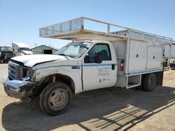 Salvage trucks for sale at Fresno, CA auction: 2003 Ford F450 Super Duty