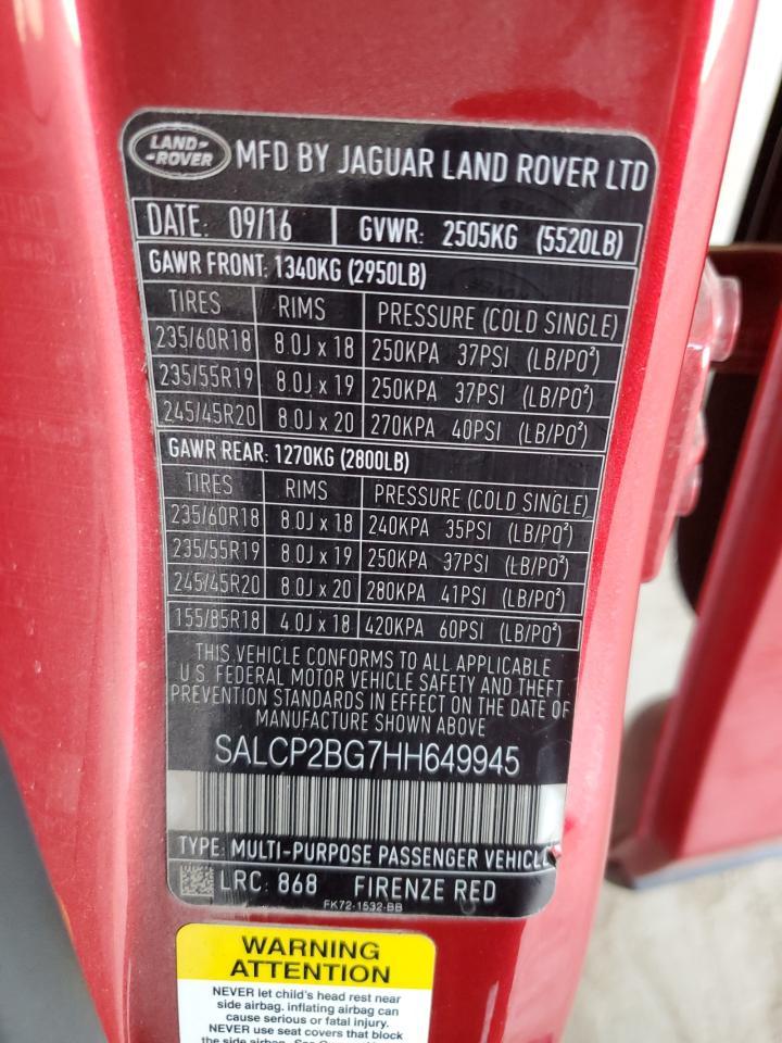 2017 Land Rover Discovery Sport se