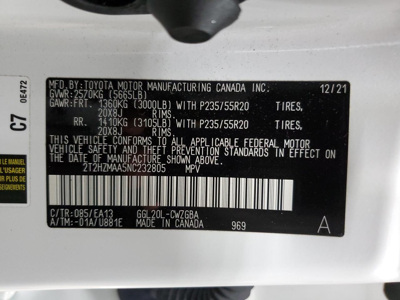 2022 Lexus Rx 350
