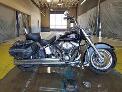 Salvage motorcycles for sale at Indianapolis, IN auction: 2009 Harley-Davidson Flstc