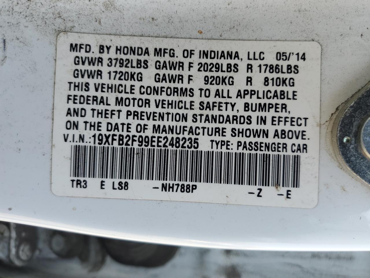 2014 Honda Civic exl