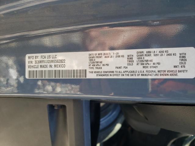 2021 Dodge Ram Promaster 3500 3500 High