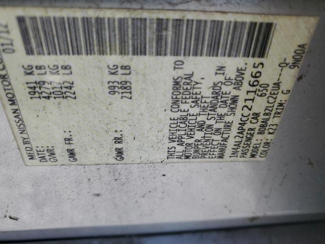 2012 Nissan Altima Base