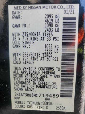 2021 Nissan Rogue sv