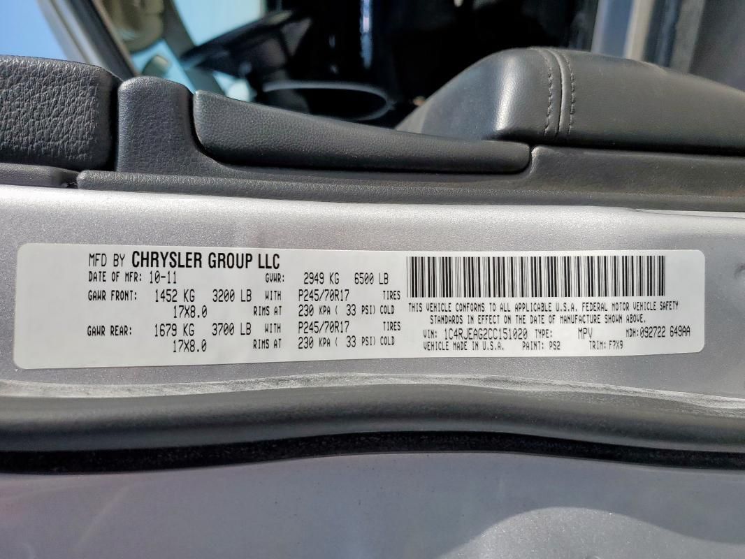 2012 Jeep Grand Cherokee Laredo