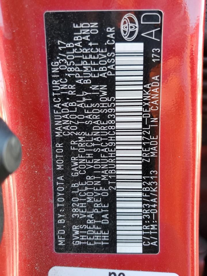 2017 Toyota Corolla l