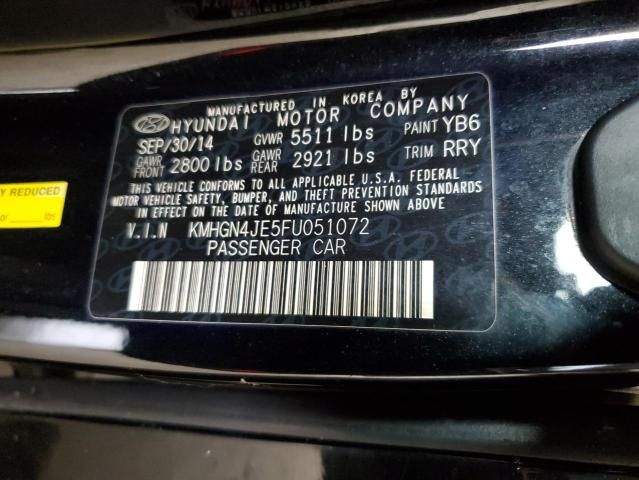 2015 Hyundai Genesis 3.8L