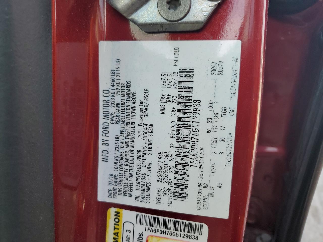 2016 Ford Fusion se