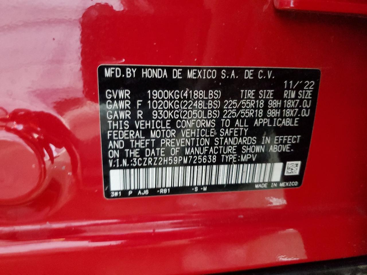 2023 Honda Hr-v Sport