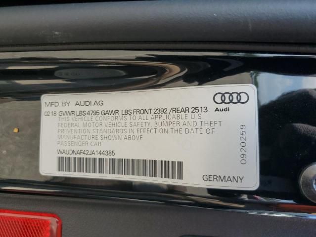 2018 Audi A4 Premium