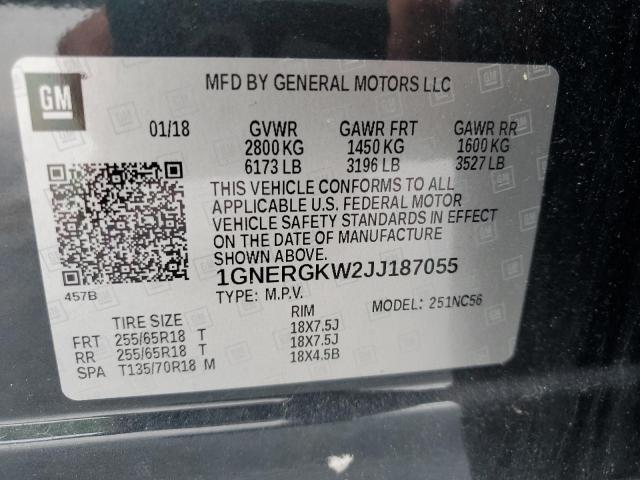 2018 Chevrolet Traverse lt