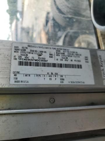2021 Ford Econoline E450 Super Duty Commercial Stripped Chas