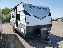 Salvage trucks for sale at Billings, MT auction: 2022 Keystone 2022 Dutchman Springdale