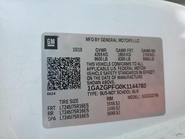 2019 Chevrolet Express G3500 LT