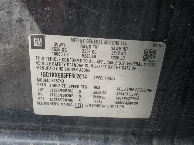 2015 Chevrolet Silverado K2500 High Country