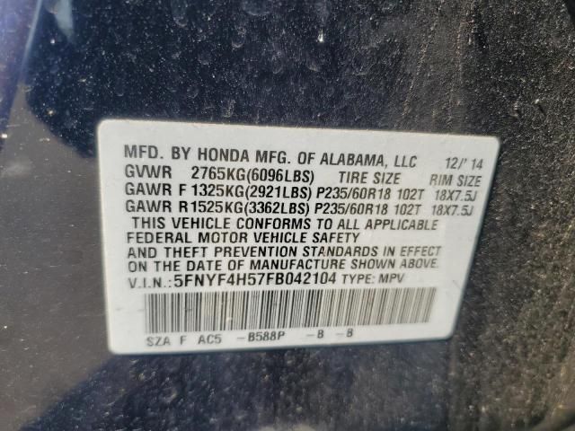 2015 Honda Pilot EXL