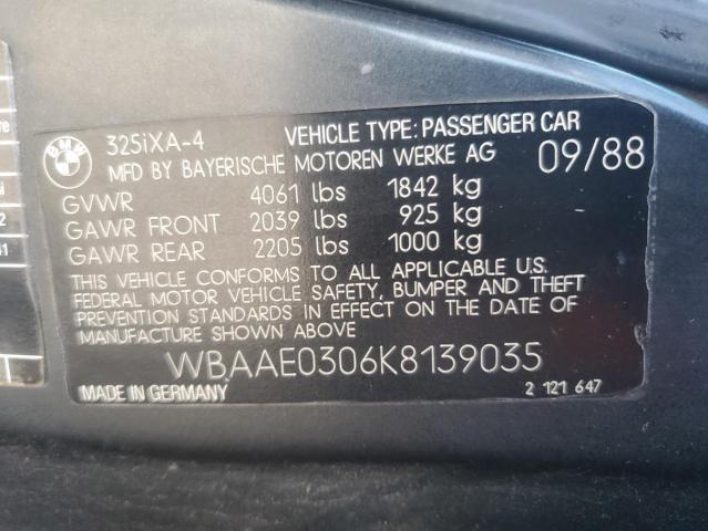1989 BMW 325 ix Automatic
