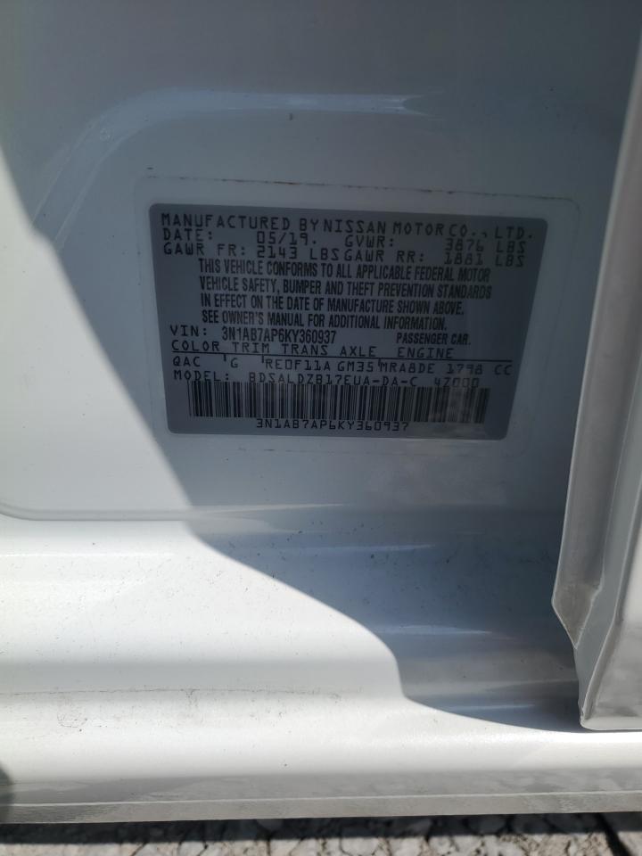 2019 Nissan Sentra s
