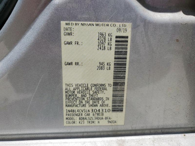 2020 Nissan Altima sr