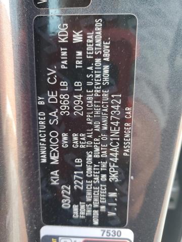 2022 KIA Forte gt