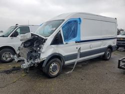 Salvage trucks for sale at Woodhaven, MI auction: 2016 Ford Transit T-350