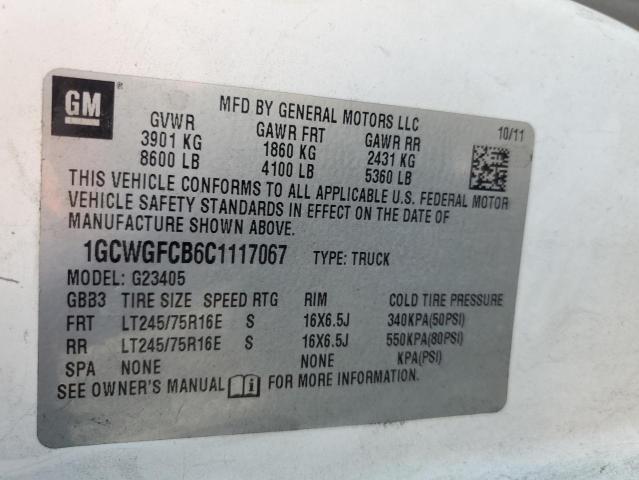 2012 Chevrolet Express G2500