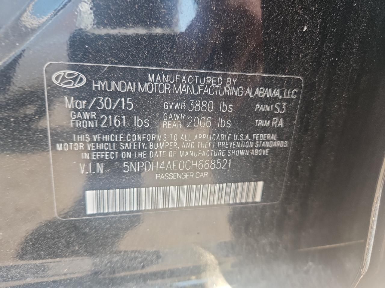 2016 Hyundai Elantra se