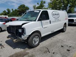 Salvage trucks for sale at Bridgeton, MO auction: 2016 Chevrolet Express G2500