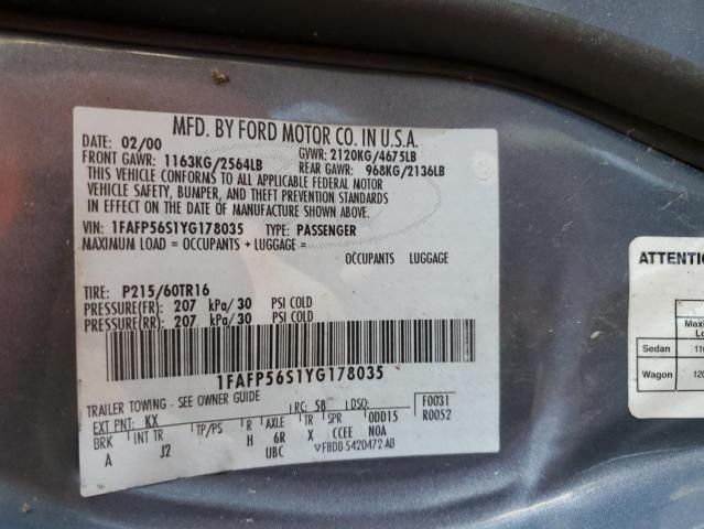 2000 Ford Taurus SEL