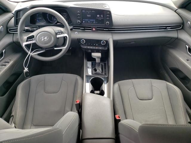 2021 Hyundai Elantra Blue