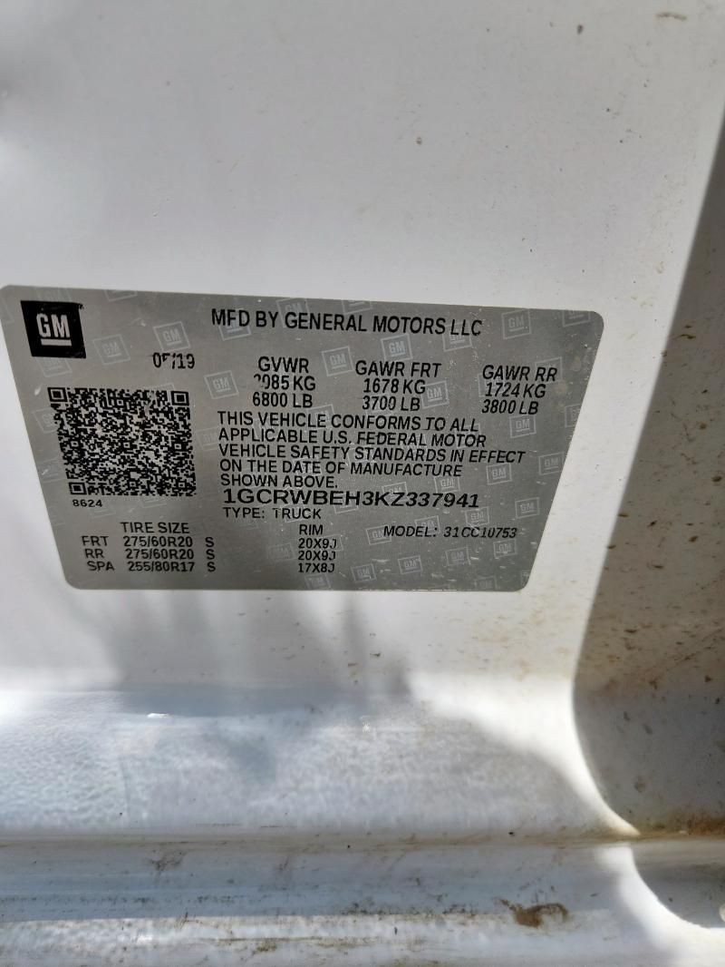 2019 Chevrolet Silverado C1500 Custom