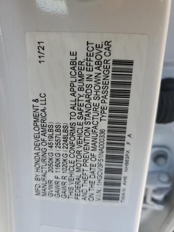 2022 Honda Accord Hybrid EXL