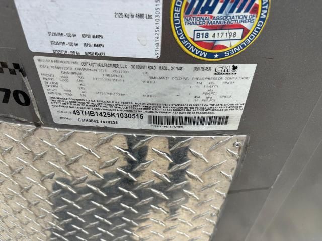 2019 Cm Trailer 2019 C&M Dakota Livestock Trailer