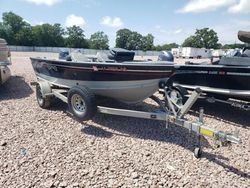 Salvage boats for sale at Avon, MN auction: 2003 Lund MARINE/TRL Boat JON Boat