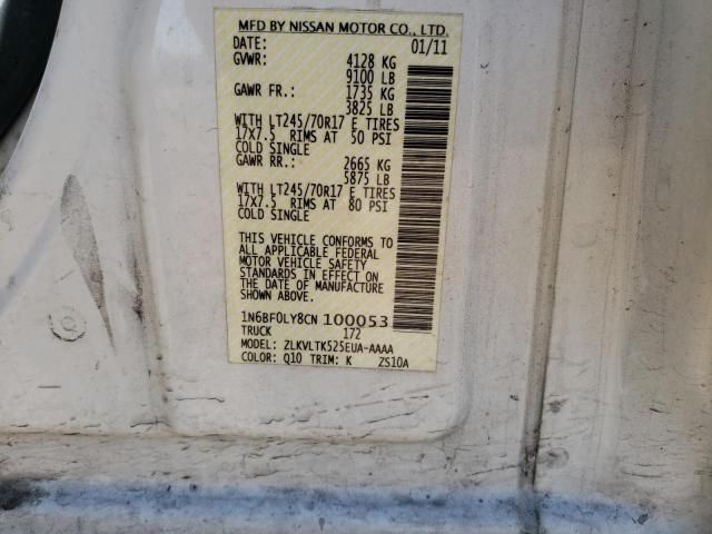 2012 Nissan NV 2500