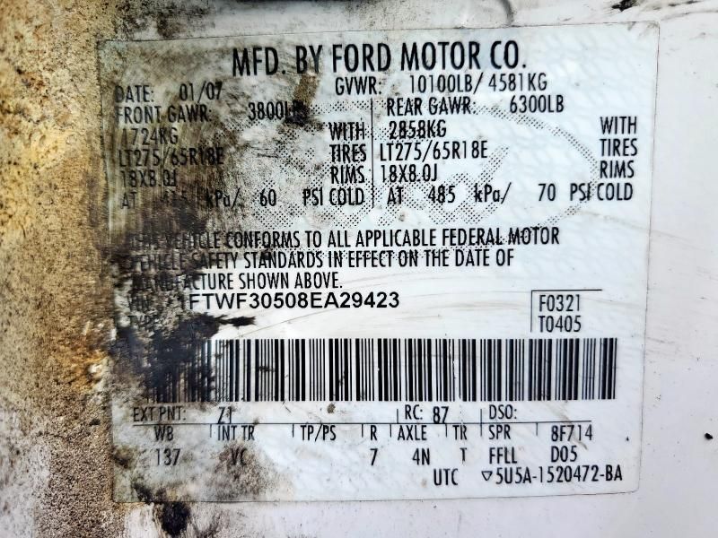 2008 Ford F350 SRW Super Duty
