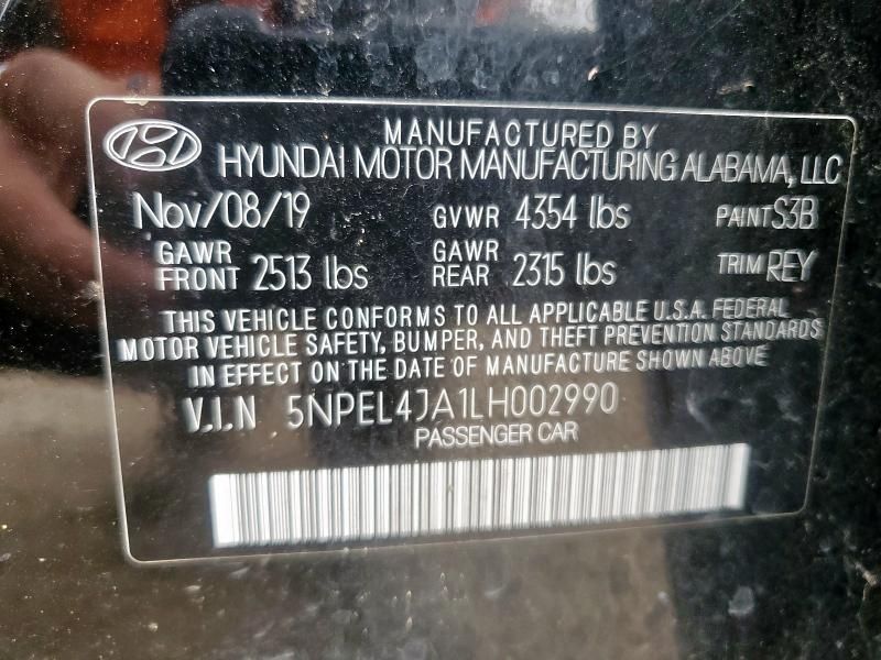 2020 Hyundai Sonata SEL