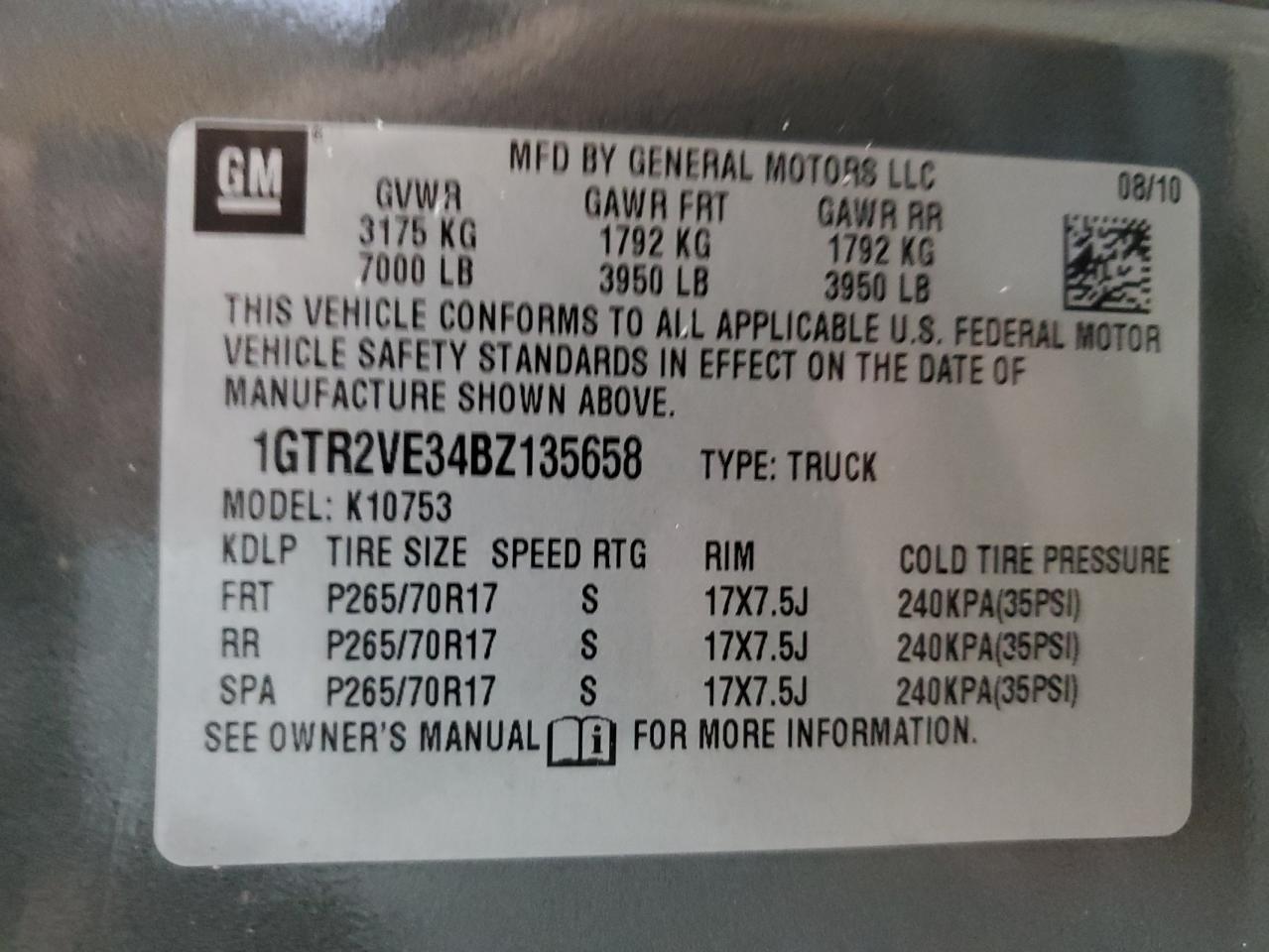 2011 GMC Sierra K1500 SLE