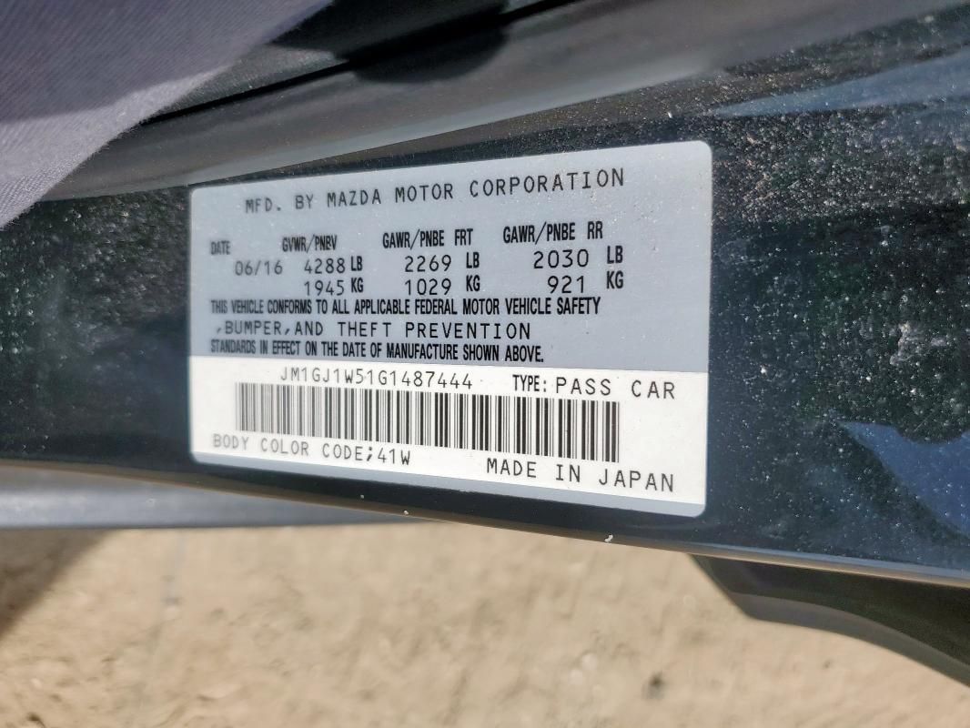 2016 Mazda 6 Grand Touring