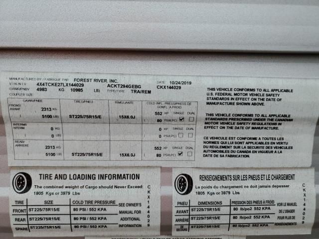 2020 Cherokee 2020 Forest River Cherokee Forest RIV-RVS SLIDE-