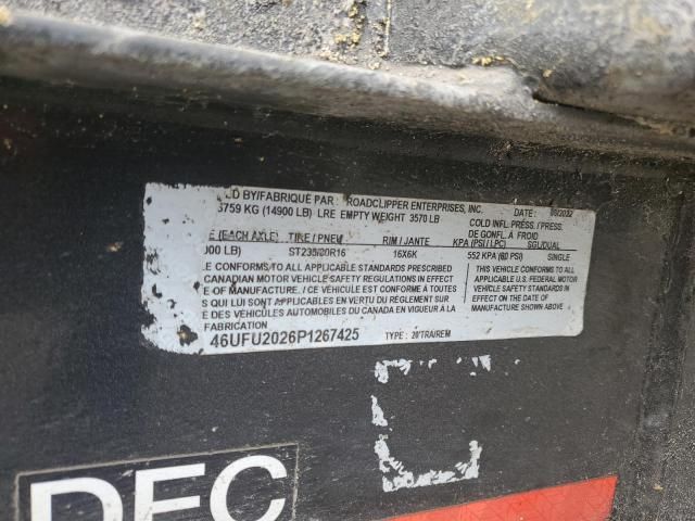 2023 Roadcipper 2023 Roadclipper Flatbed Trailer