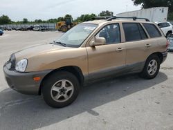 Hyundai Santa fe salvage cars for sale: 2004 Hyundai Santa FE GLS