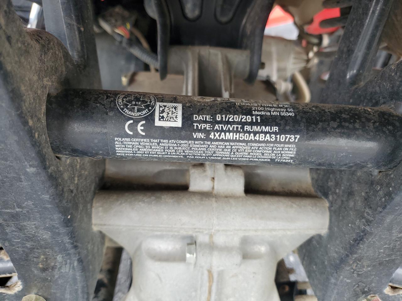 2011 Polaris Sportsman 500 H.O