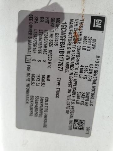 2011 Chevrolet Express G2500